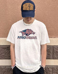 Arkansas Razorbacks Patriotic Marks Logo Stack shirt