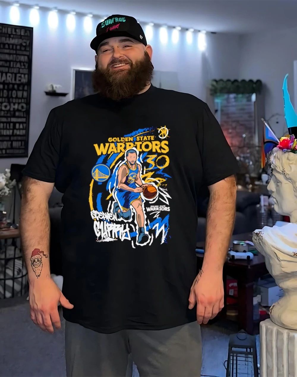 Stephen Curry Golden State Warriors Chalked Up shirt