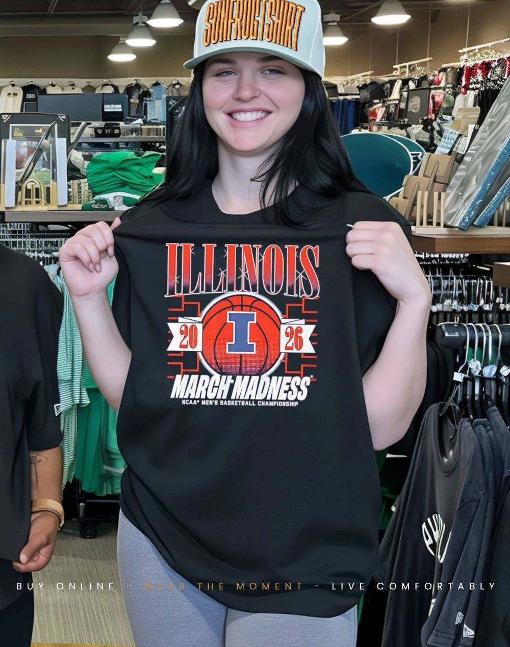 Illinois Fighting Illini MBB 2026 March Madness logo shirt