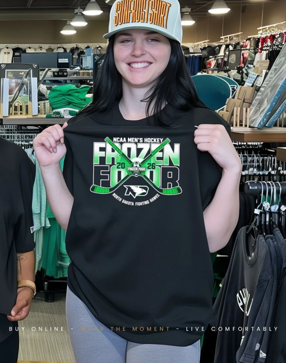 North Dakota Men’s Hockey 2026 Frozen 4 shirt