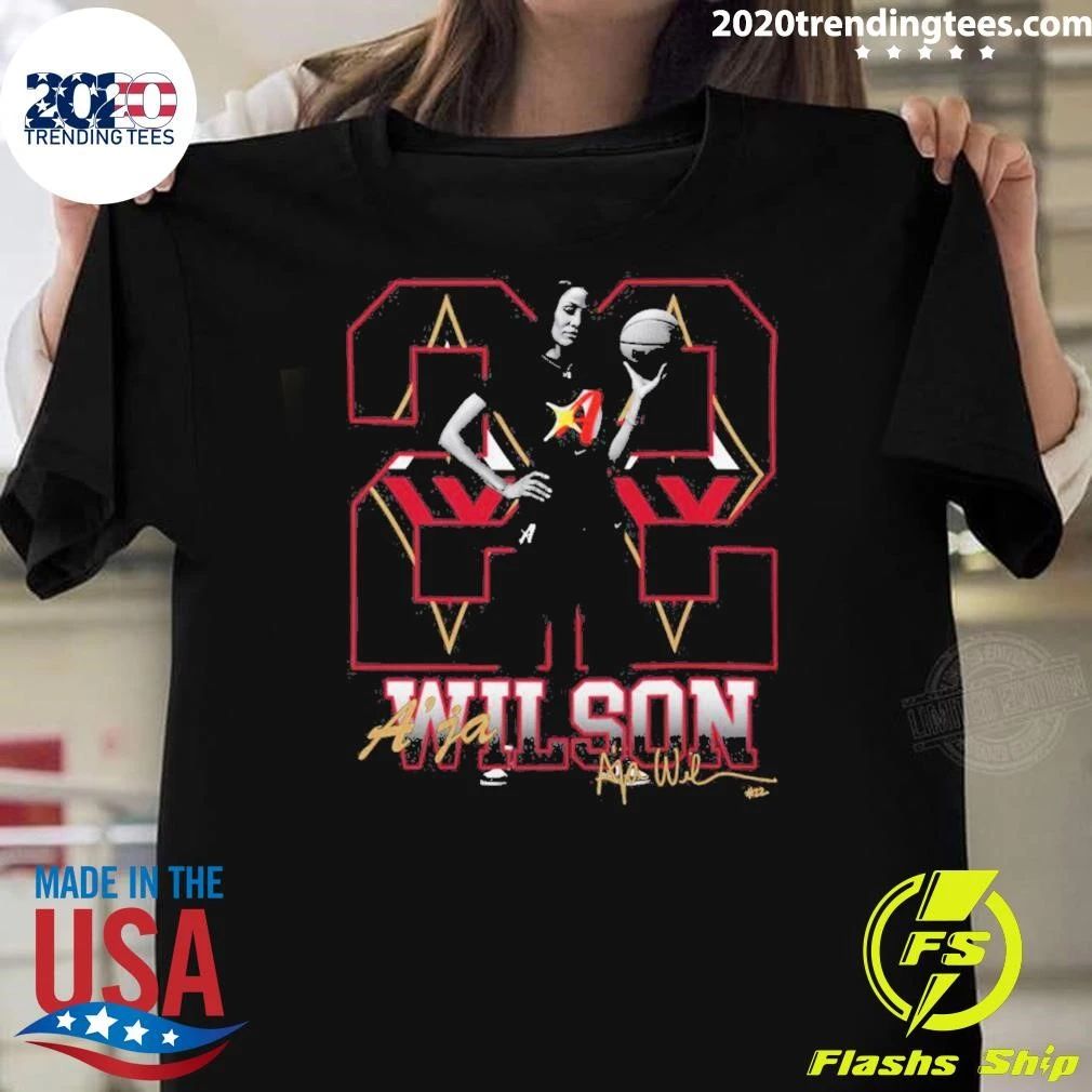 A’ja Wilson Aces Basketball Player Shirt