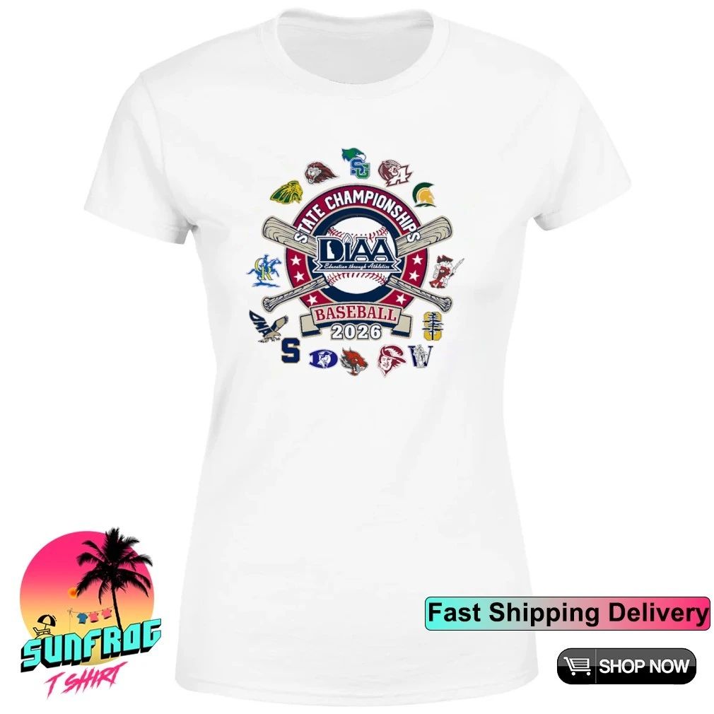 DIAA Baseball States Championships 2026 logos shirt