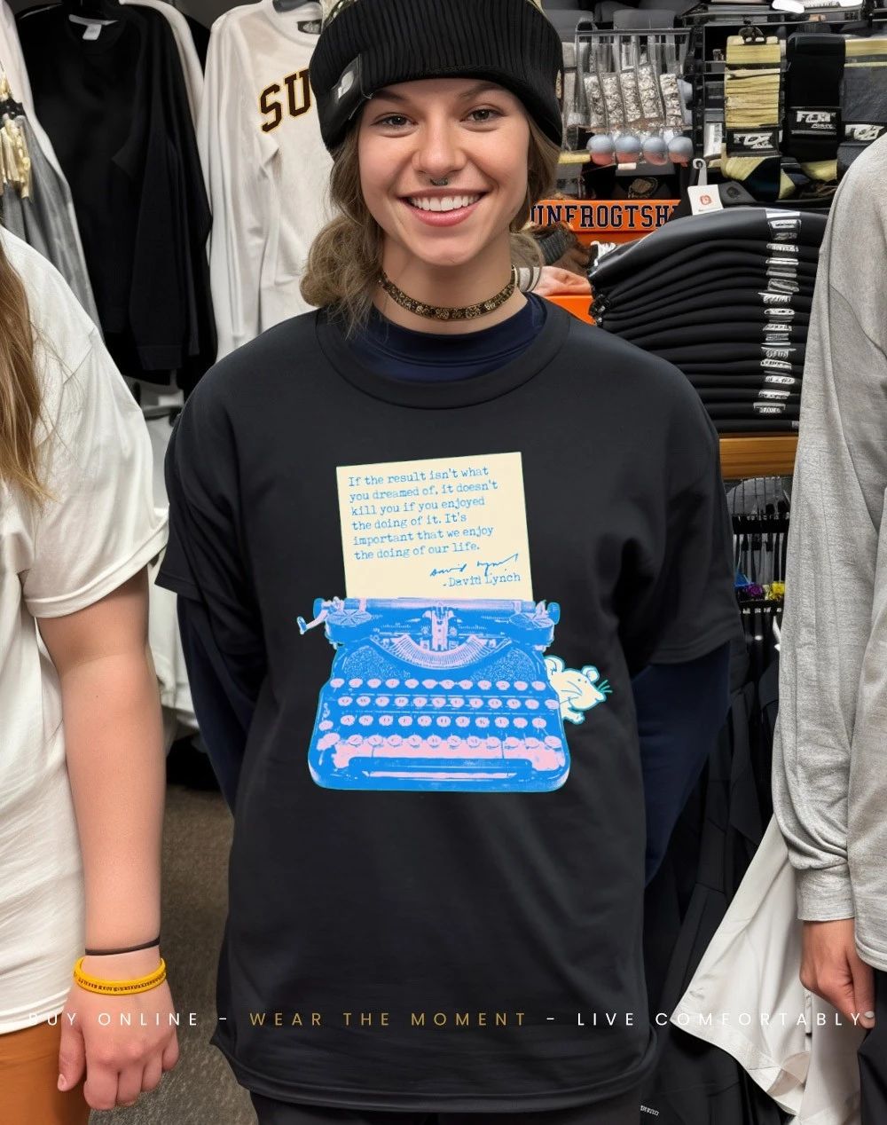 David Lynch typewriter if the result isn’t what you dreamed of shirt