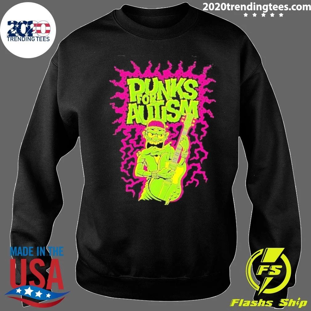 Punks For Autism Punk Rock Frankenstein Shirt