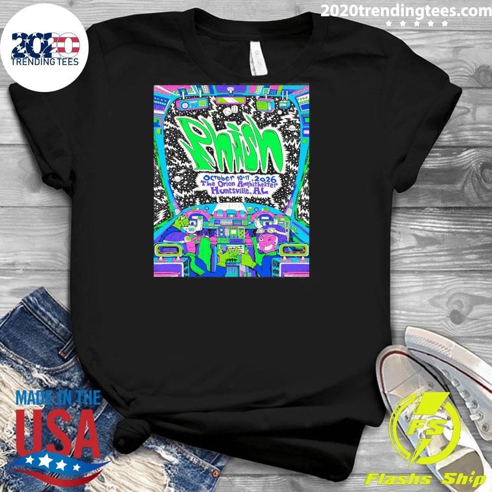 Phish Dry Goods Huntsville Al 2026 Venue Poster Live At Shirt