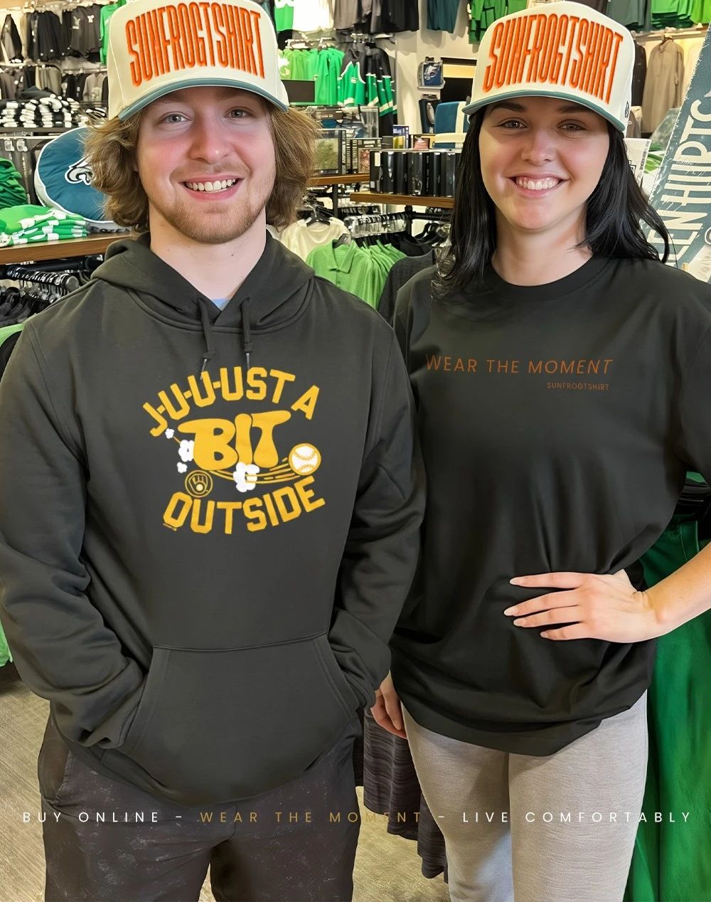 Milwaukee Brewers Juuust a Bit Outside shirt