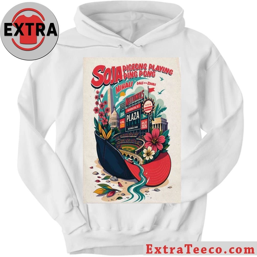 SOJA 8 1 2026 Washington DC Poster Shirt