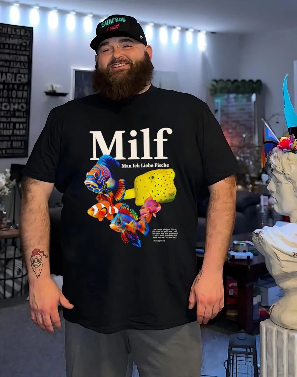 Milf Man ich liebe Fische shirt