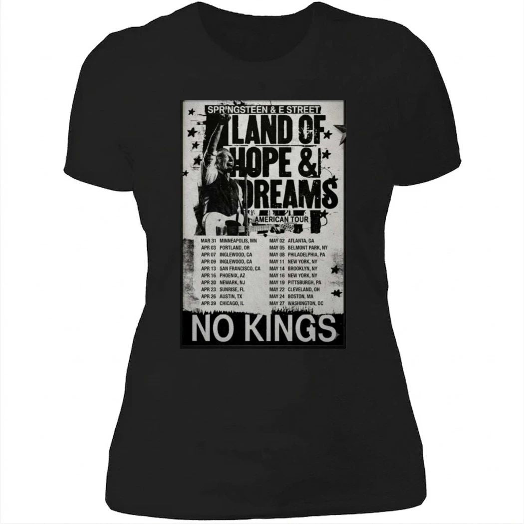 Springsteen E Street Band May 5 2026 American Tour No Kings Shirt
