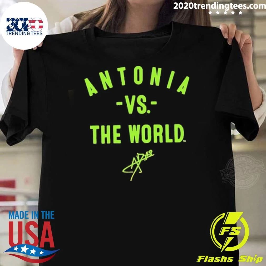 Antonia Delaere Minnesota Lynx Vs. The World Signature Shirt