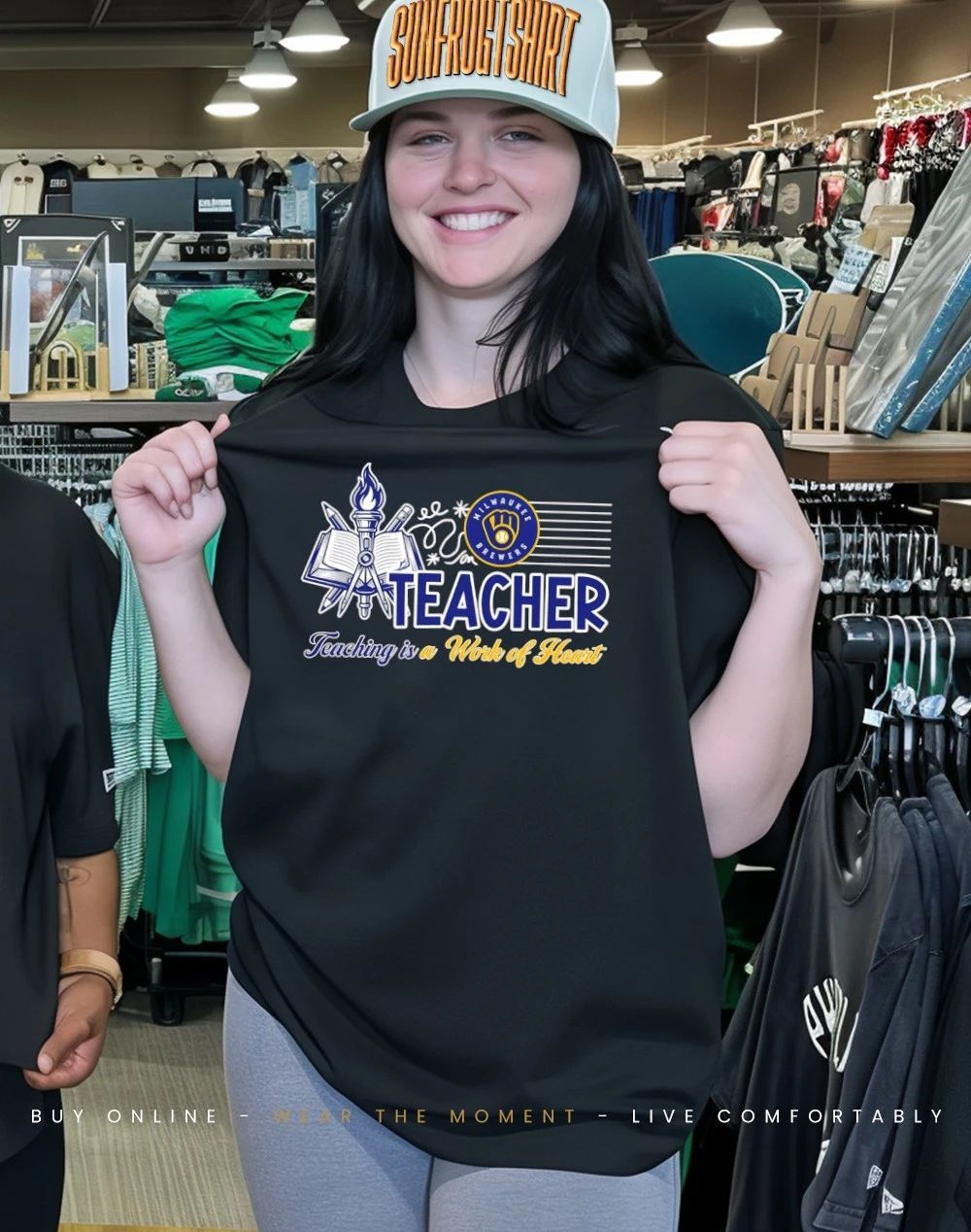 Milwaukee Brewers Proud Teacher Proud Brew Crew shirt