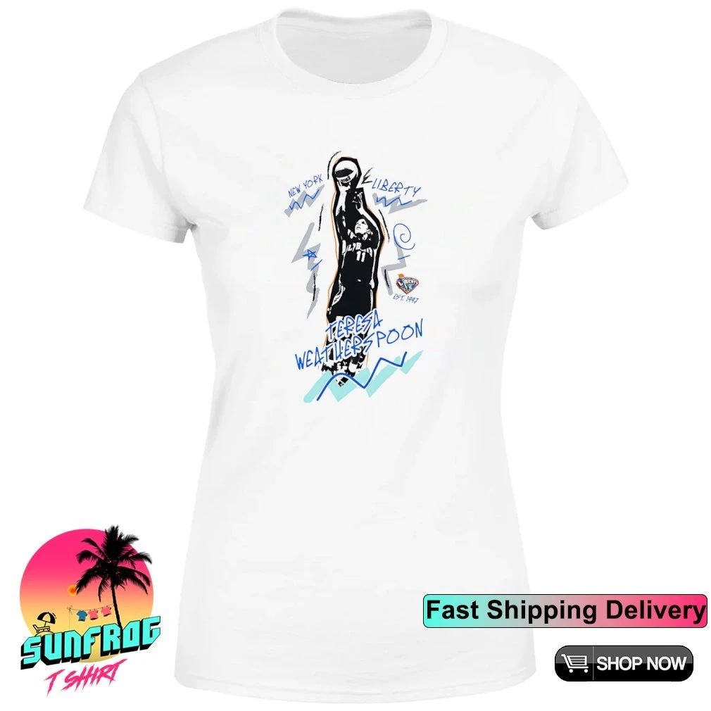 New York Liberty Teresa Weatherspoon Chalked Up shirt