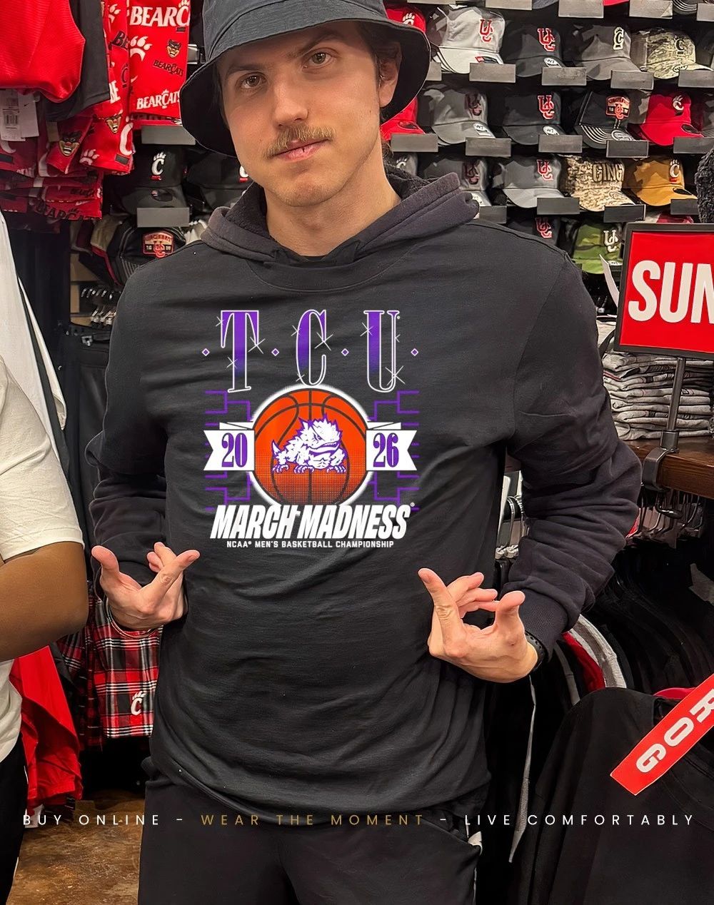 TCU Horned Frogs MBB 2026 March Madness logo shirt