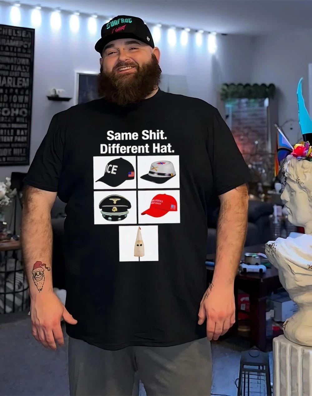 Same hat Same story Different names you know the rest shirt