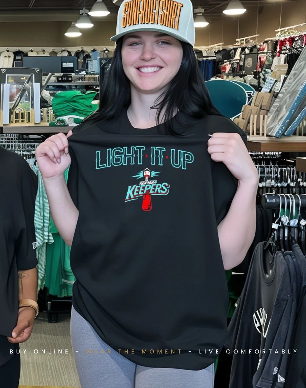 Light It Up Kenosha Keepers baseball shirt