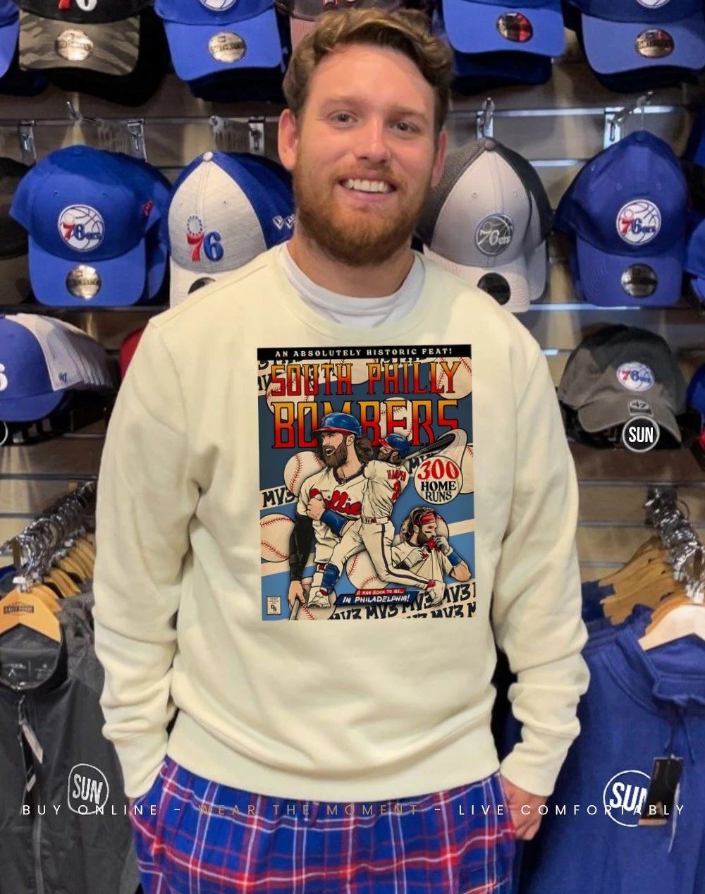 Bryce Harper South Philly Bombers an absolutely historic feat shirt