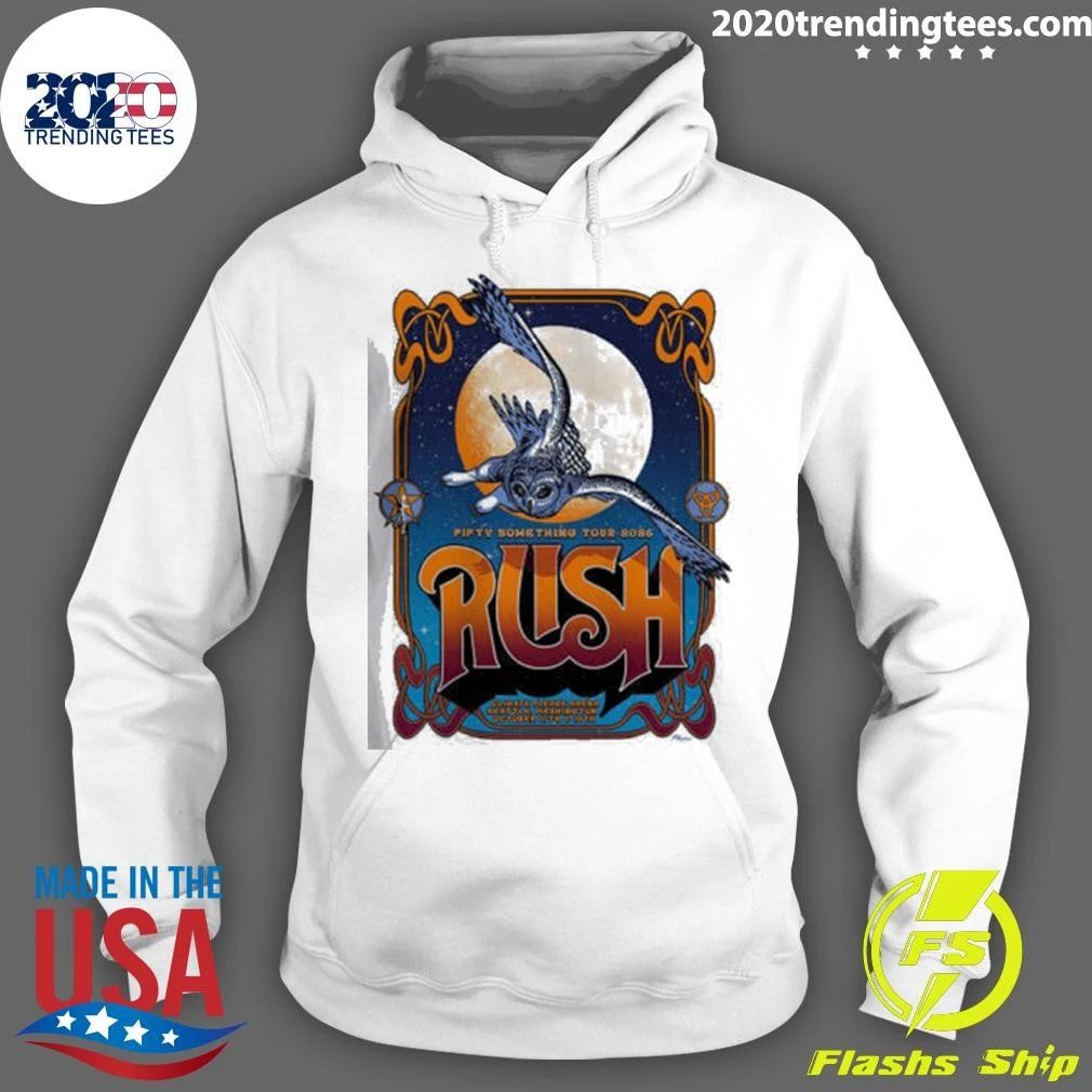 Rush Fifty Something Tour Seattle WA 2026 Event Poster At Climate Pledge Arena On October 10 And 12 2026 Shirt