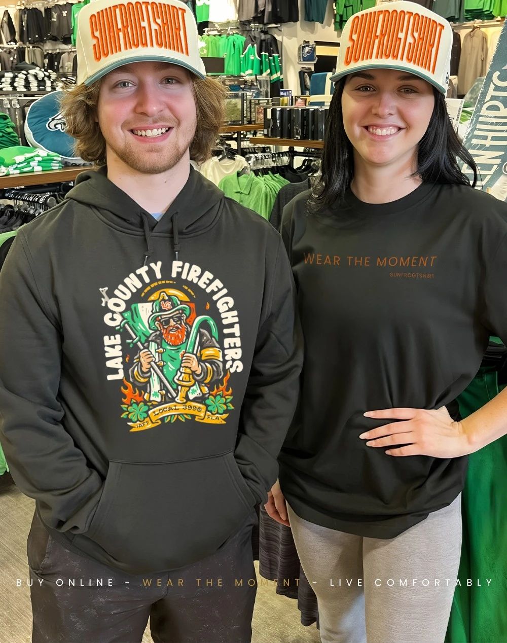 Lake County Firefighters local 3990 2026 St. Patrick’s Day shirt