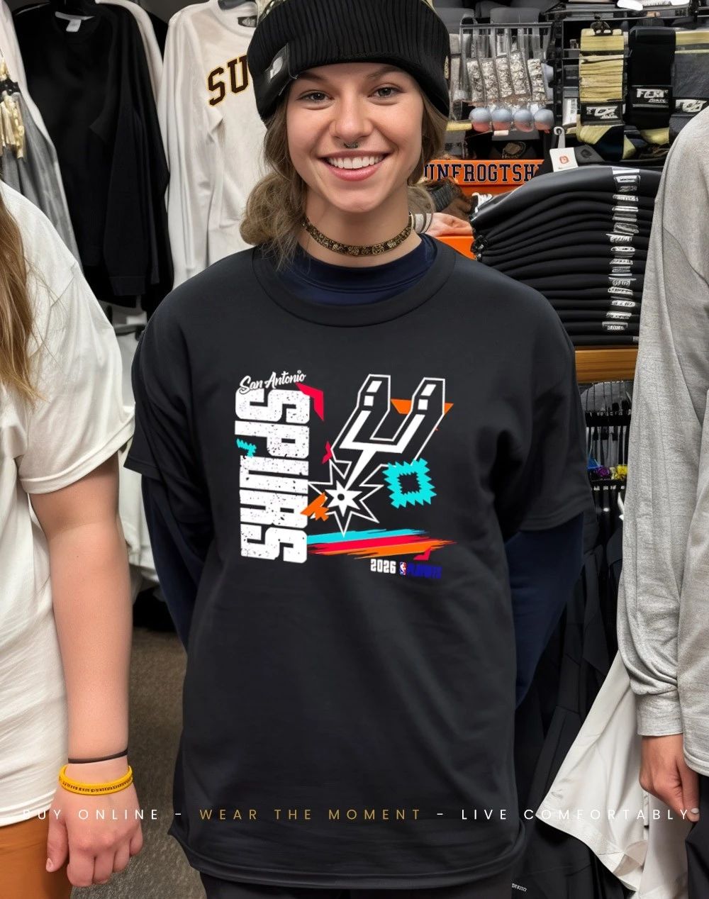 San Antonio Spurs 2026 NBA Playoffs graphic shirt