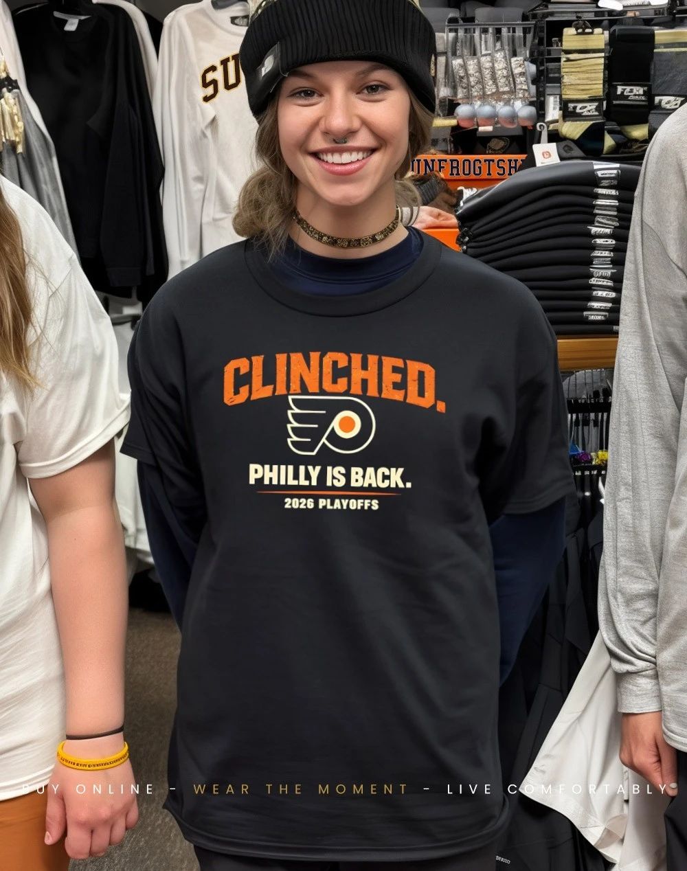 Philadelphia Flyers Clinched 2026 Playoffs Philly Is Back shirt