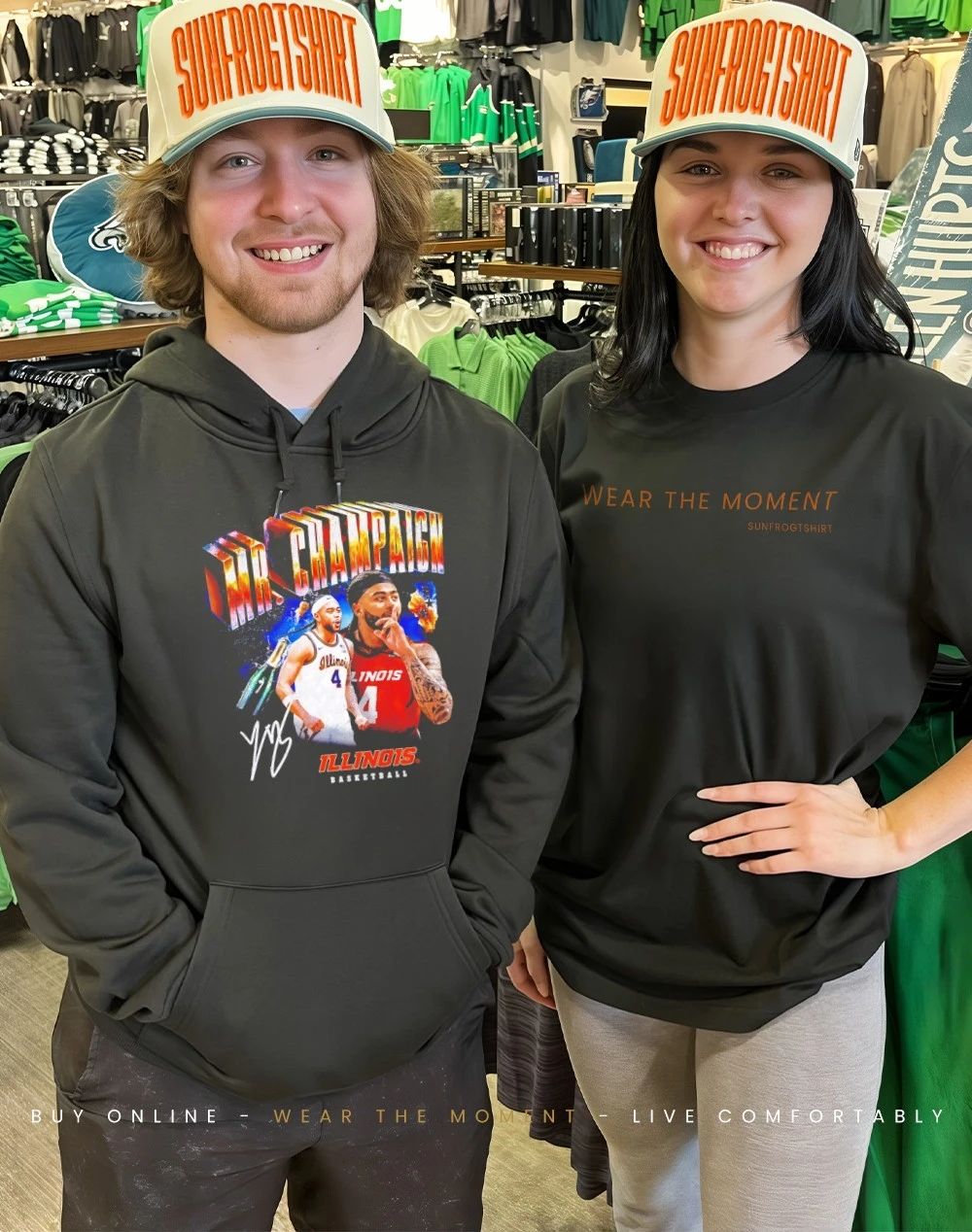 Illinois Basketball Kylan Boswell Mr Champaign signature graphic shirt