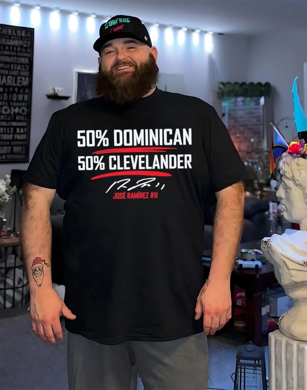 Jose Ramirez 50 Percent Dominican 50 Percent Clevelander Shirt