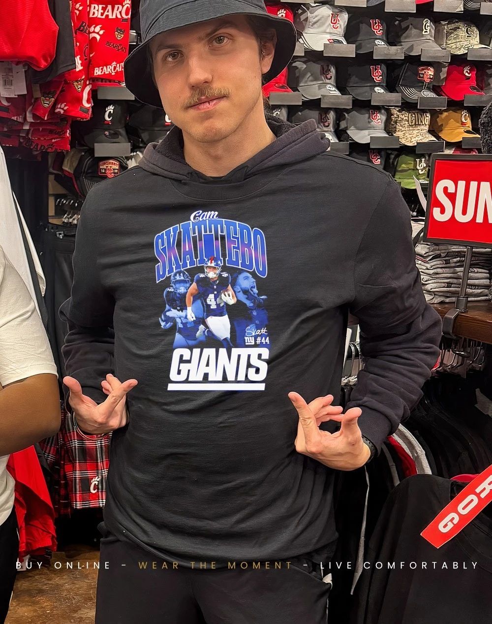 New York Giants Cam Skattebo Triple Pic shirt