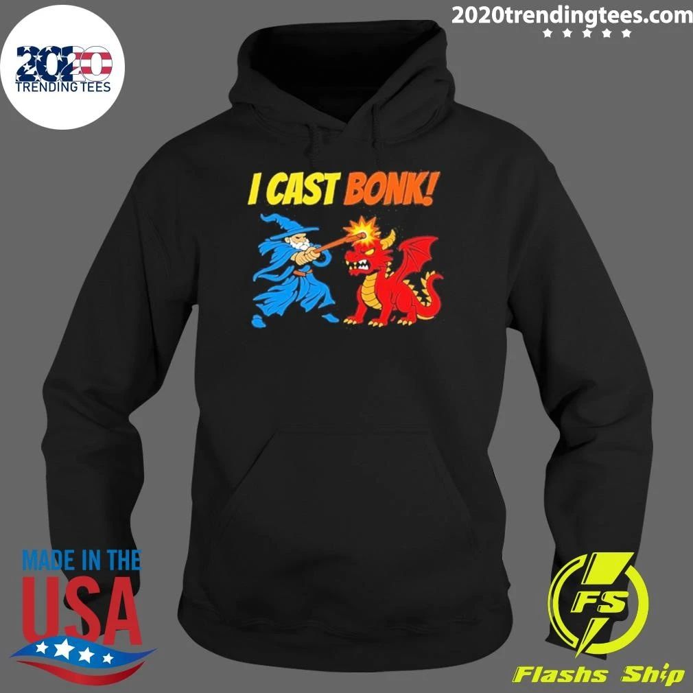 I Cast Bonk Wizard Dungeons And Dragons Game Shirt