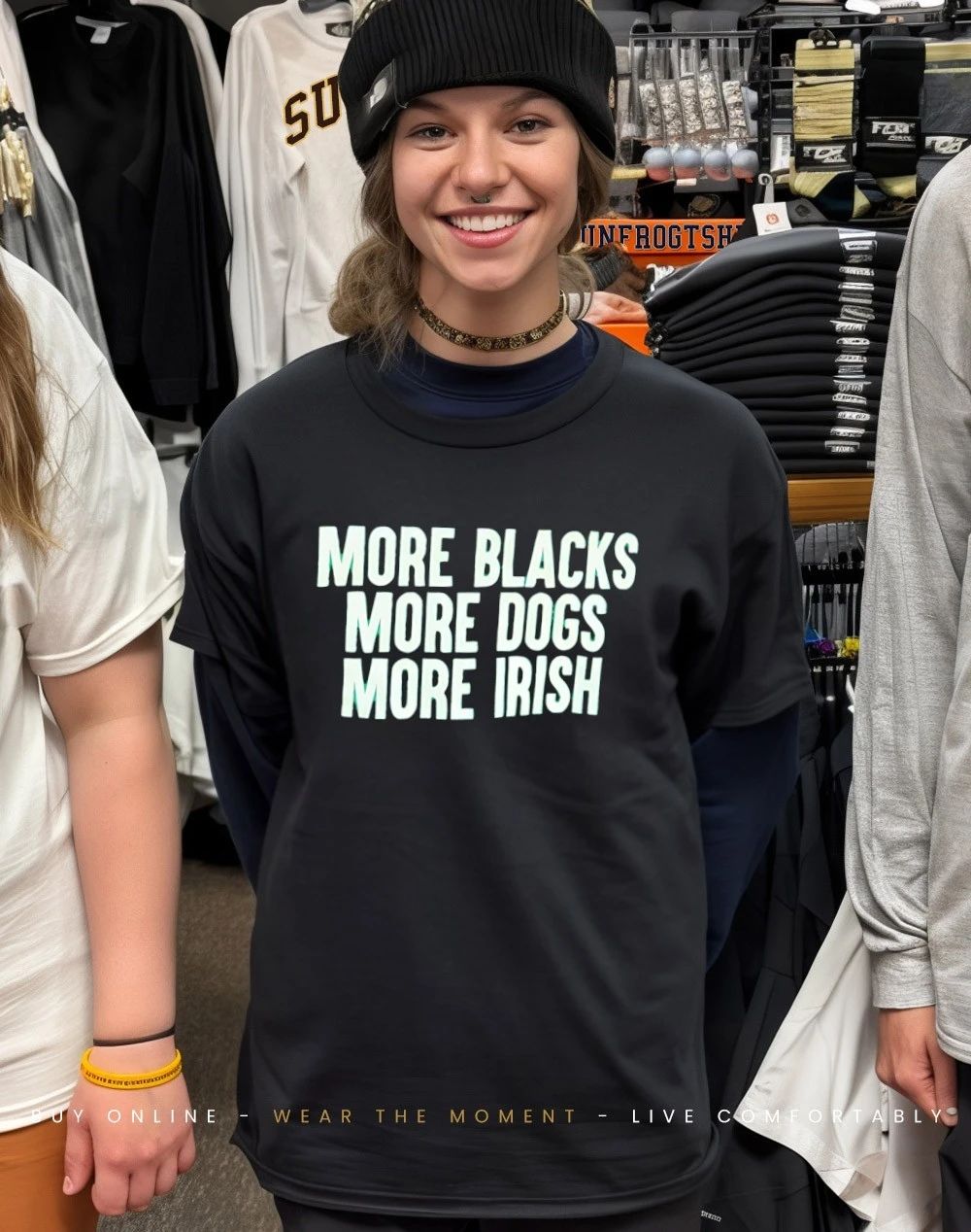 More black more dogs more irish shirt
