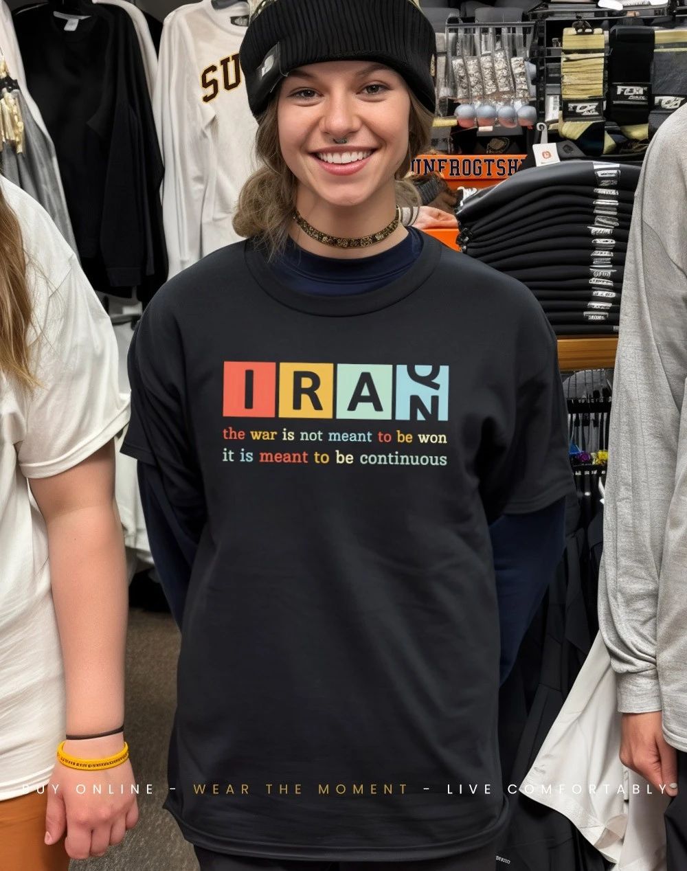 Iran the war is not meant to be won it is meant to be continuous shirt