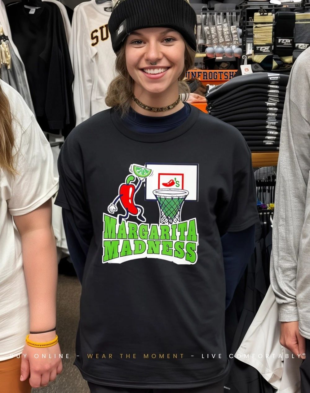 Margarita Madness Basketball Chilli shirt