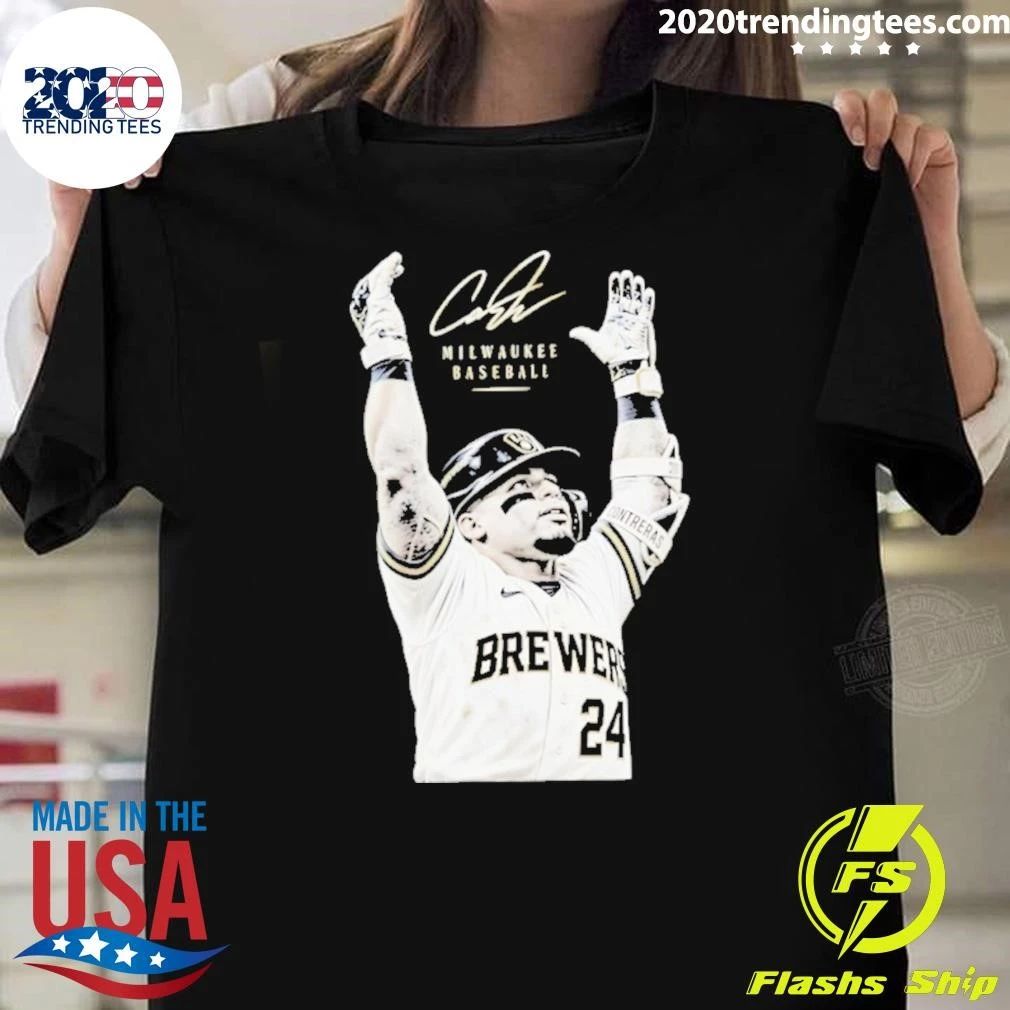 William Contreras Milwaukee Brewers Victory Signature Retro Shirt
