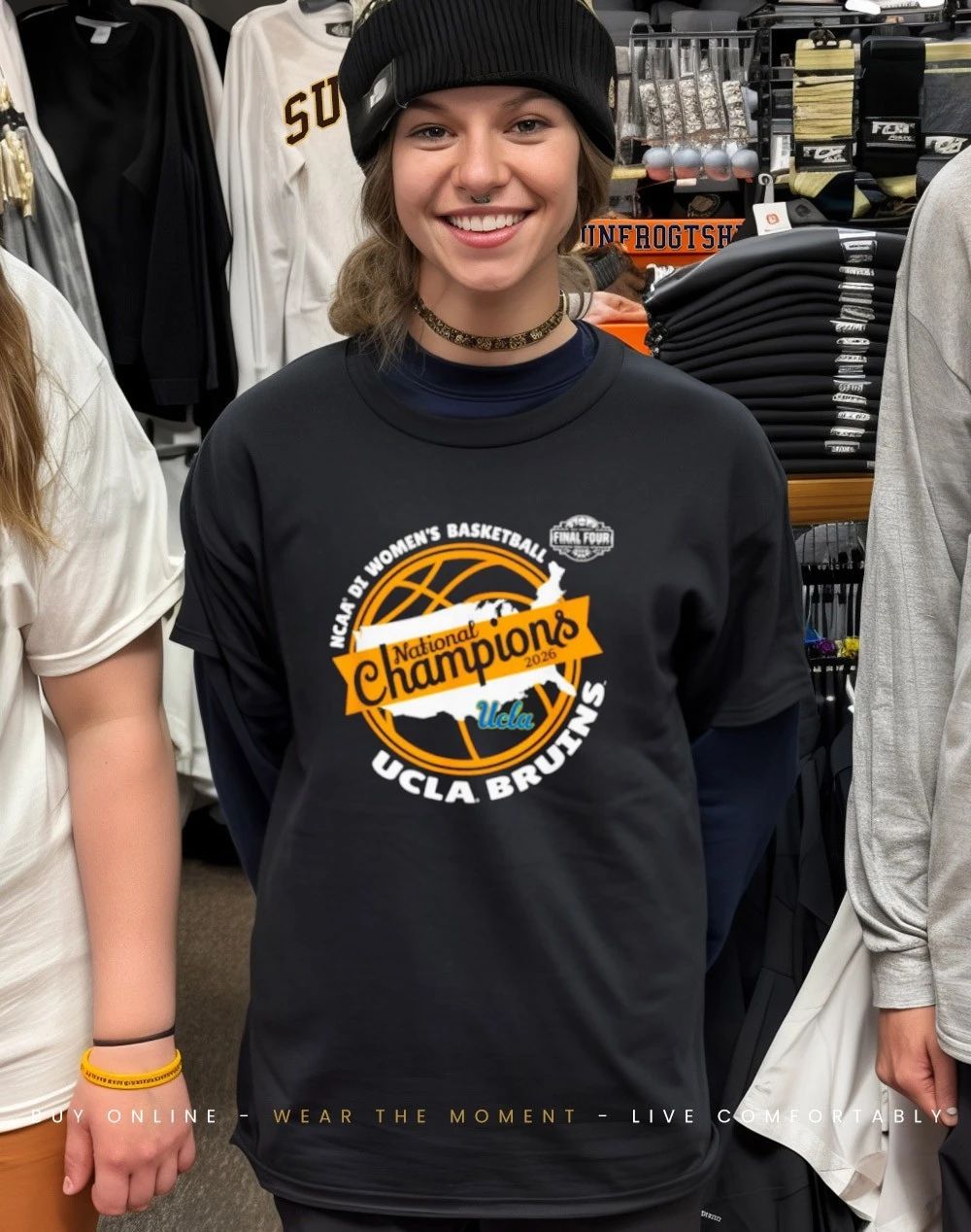 UCLA Bruins Women’s Basketball National Champions 2026 shirt