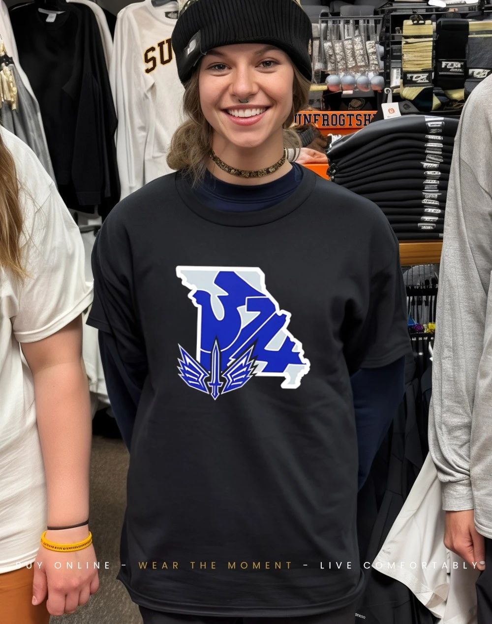 St. Louis Battlehawks Area Code Silhouette shirt