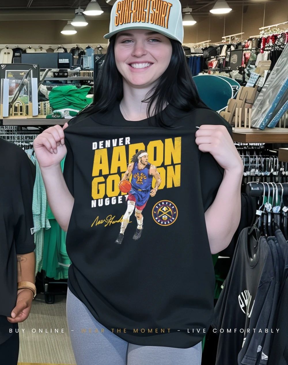 Aaron Gordon Denver Nuggets Slant 2026 signature shirt