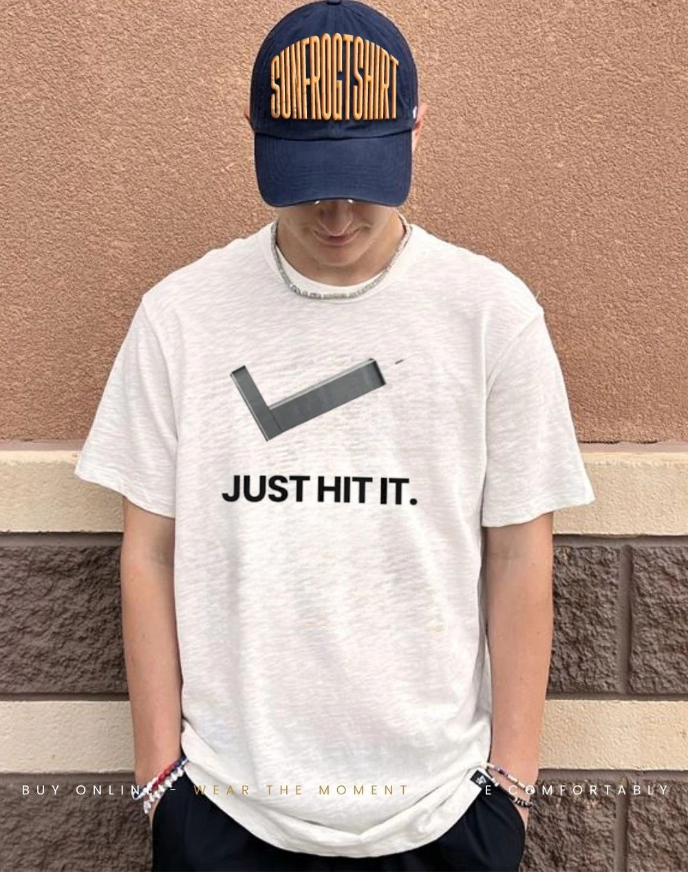 Just Hit It logo shirt