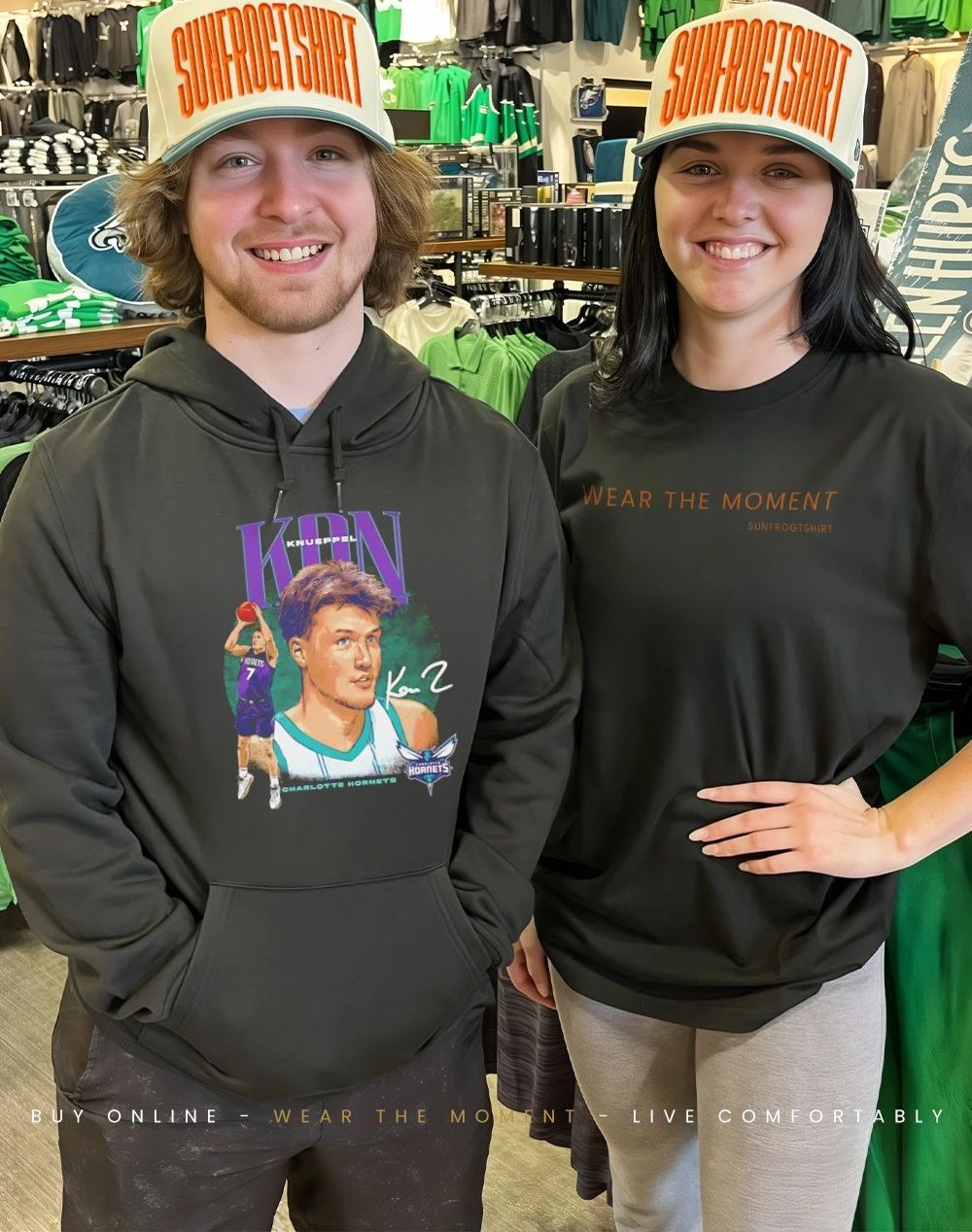 Kon Knueppel Charlotte Hornets Dual signature shirt