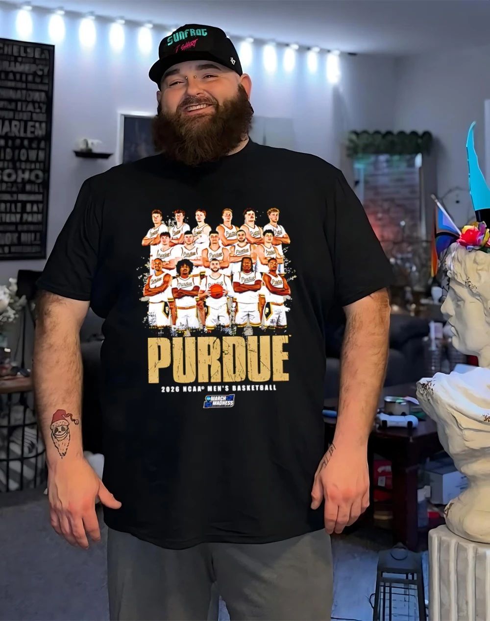 Purdue Men’s Basketball NCAA March Madness 2026 Team Collage shirt