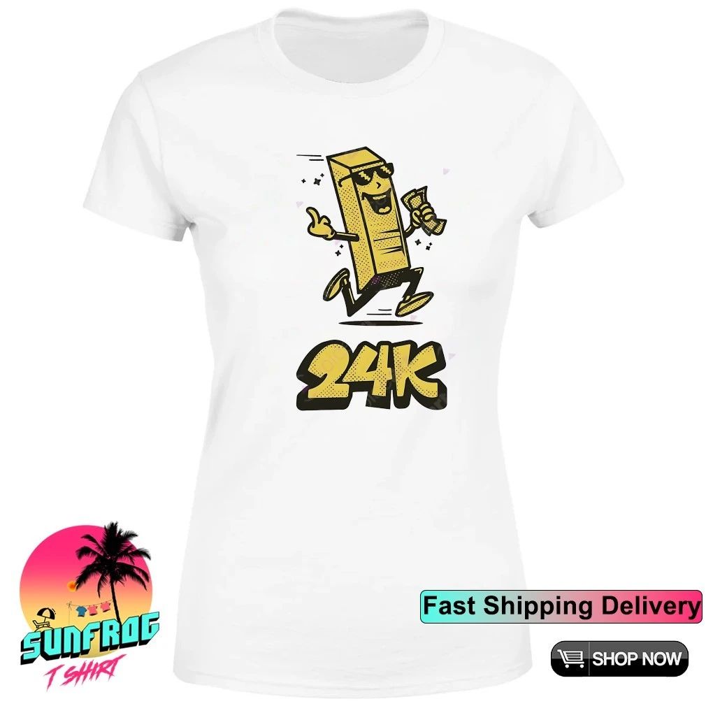 24k gold running bar none shirt