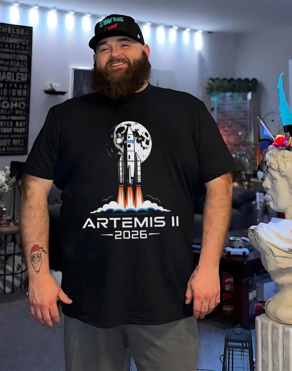 Artemis II Moon Launch 2026 NASA Space Fan Shirt