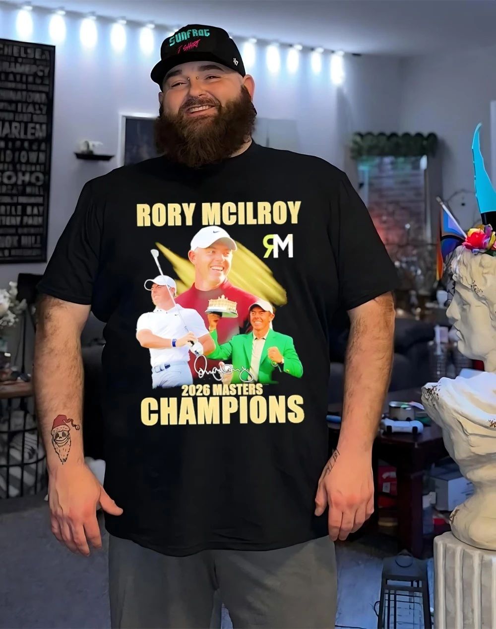 Rory Mcilroy 2026 Masters Champions signature shirt