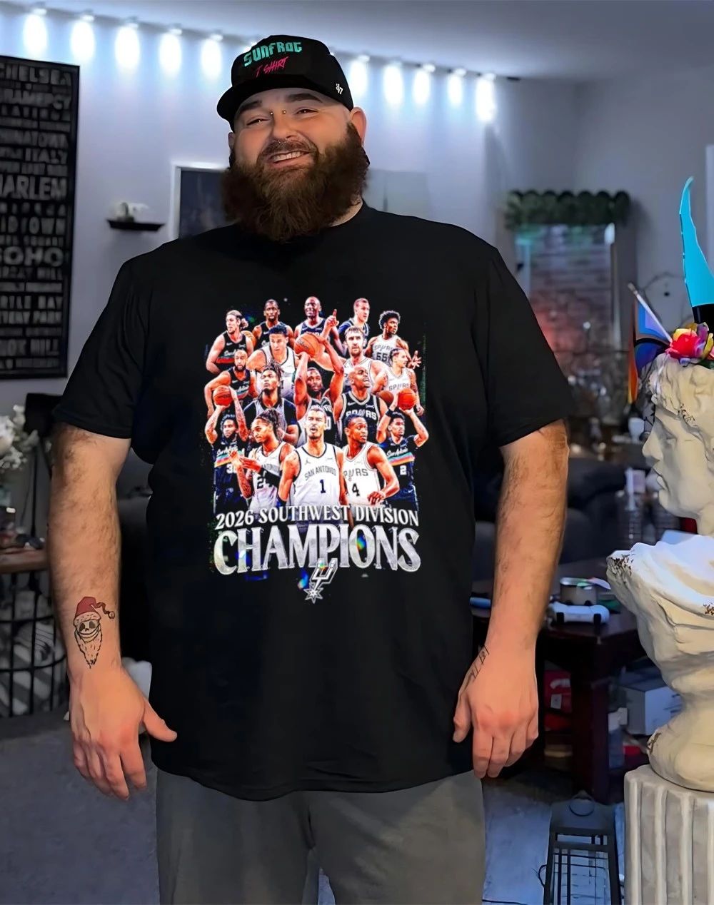 San Antonio Spurs 2026 NBA Southwest Division Champions poster shirt
