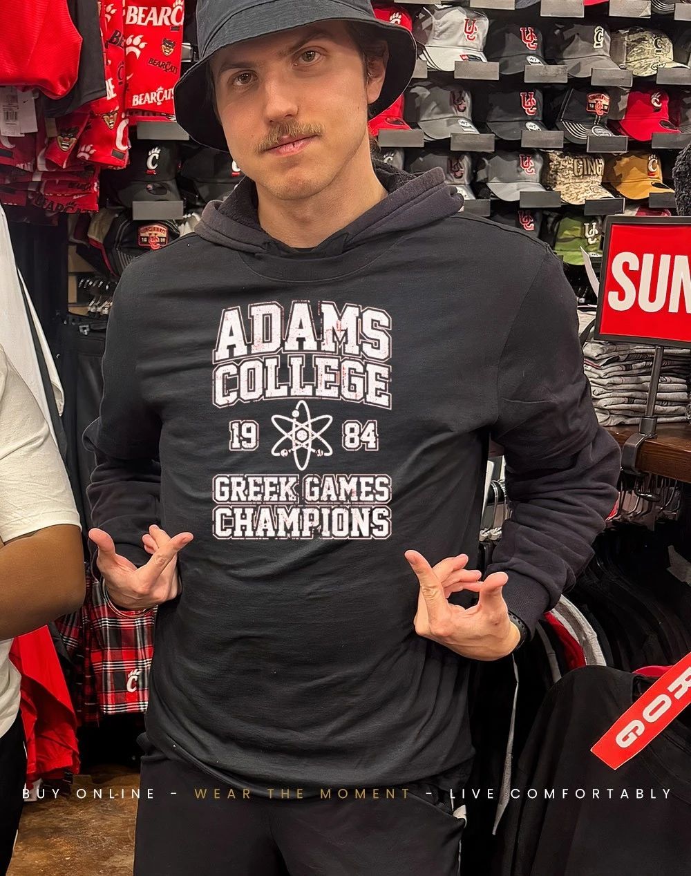 Adams College Greek Games Champions 1984 shirt