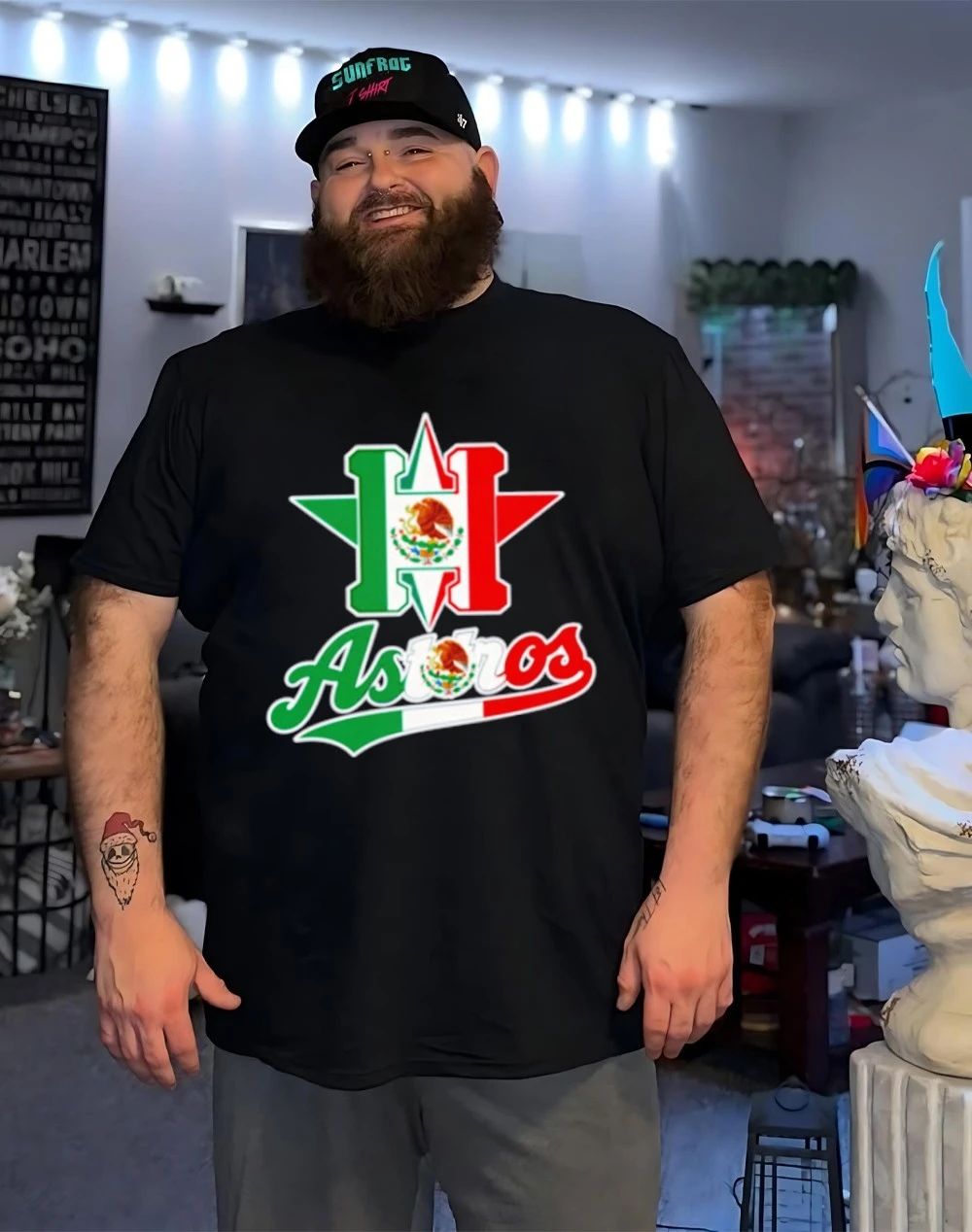 Houston Astros Baseball Mexican Flag shirt