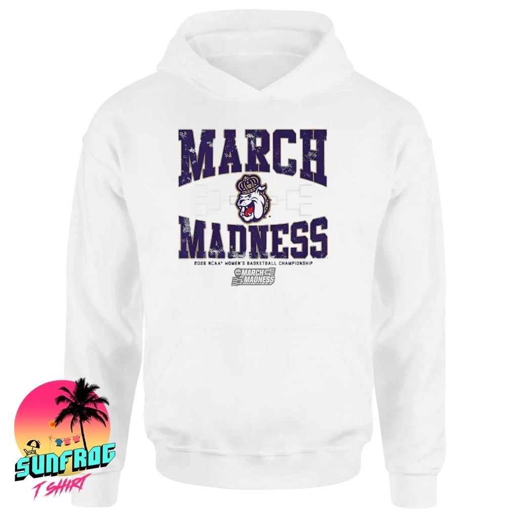 James Madison Dukes WBB 2026 March Madness logo shirt