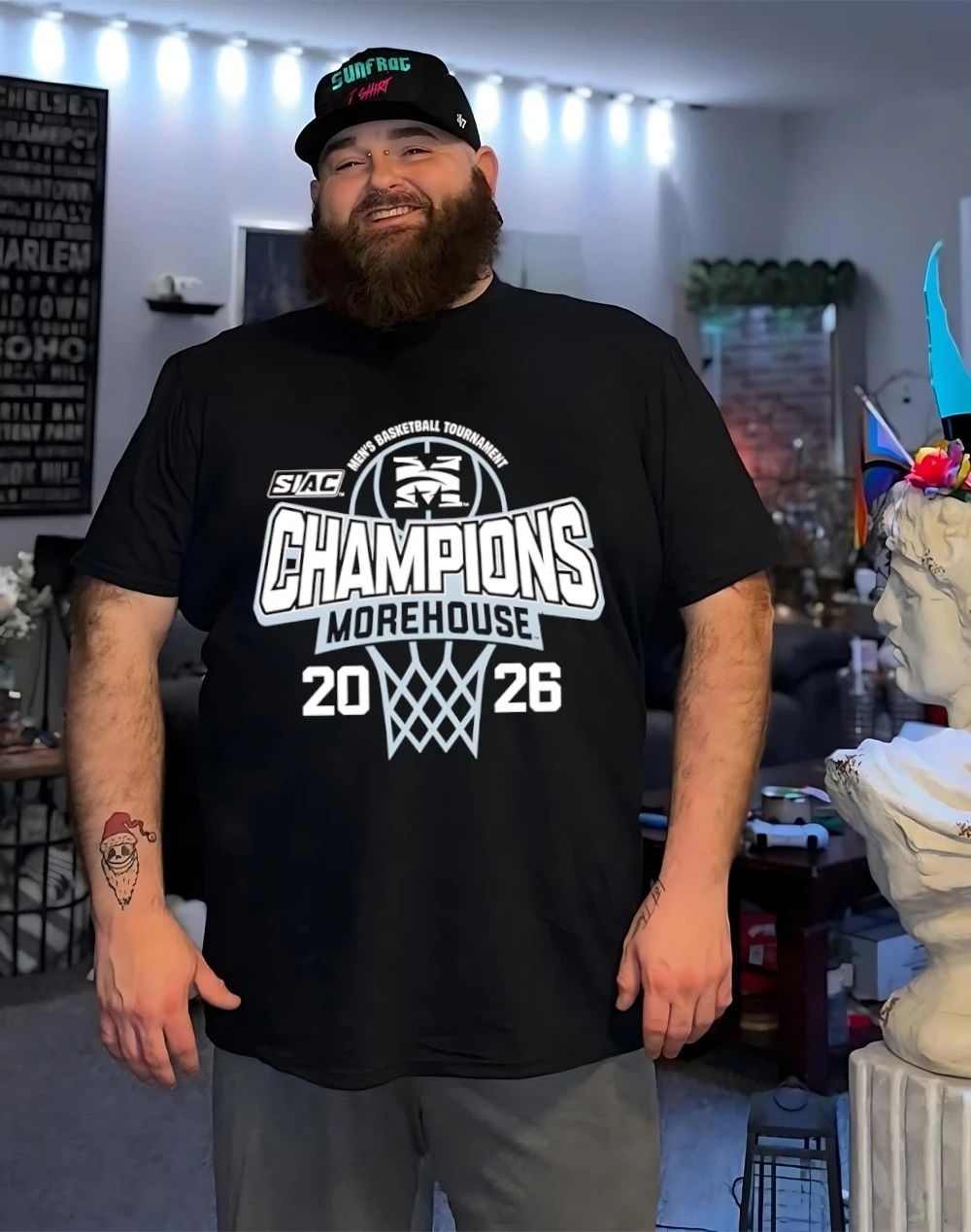 Morehouse College Men’s Basketball 2026 SIAC Tournament Champions shirt