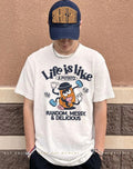 Life is like a potato random messy and delicious shirt