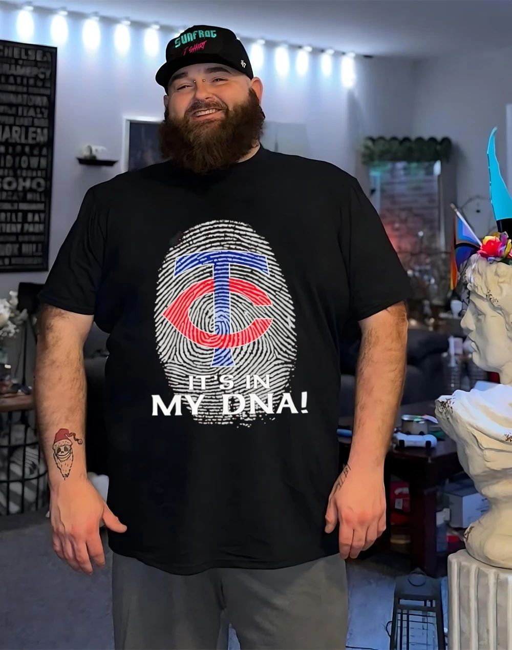 Minnesota Twins it’s in my DNA fingerprint shirt