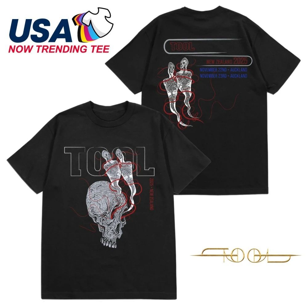 Tool 2025 New Zealand Tour Event Shirt