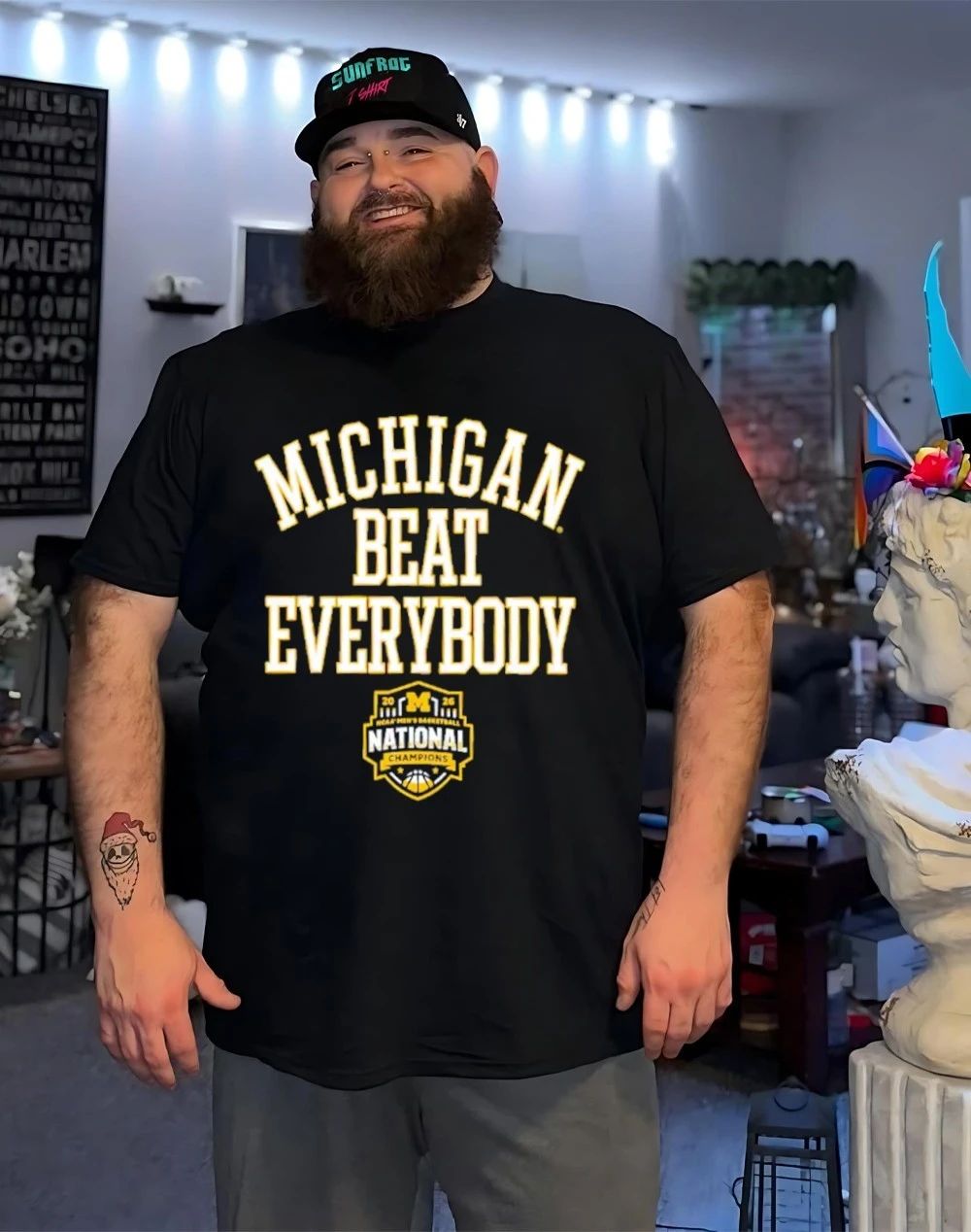 Michigan Wolverines 2026 NCAA Men’s Basketball National Champions Beat Everybody shirt